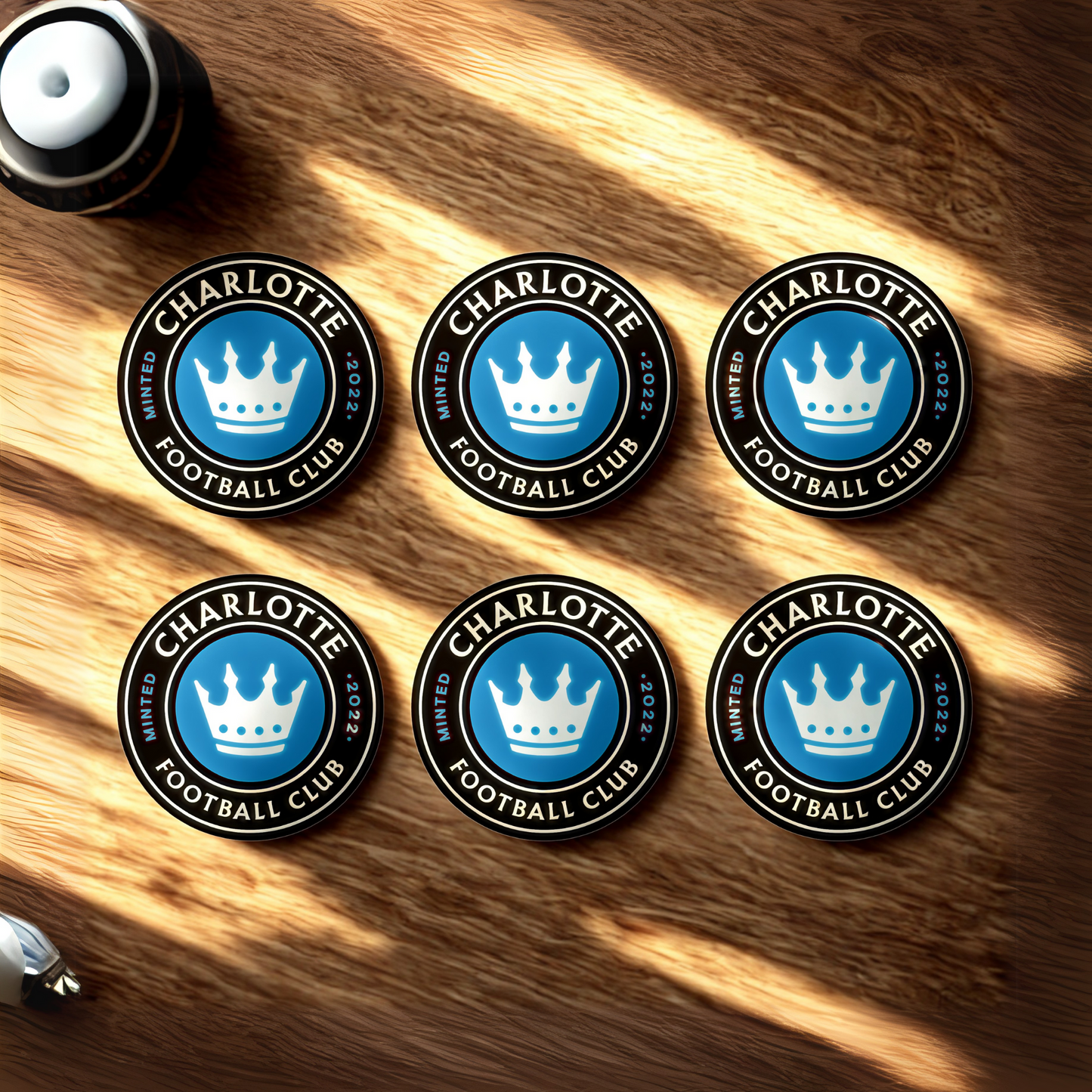 Charlotte FC Bar Coasters