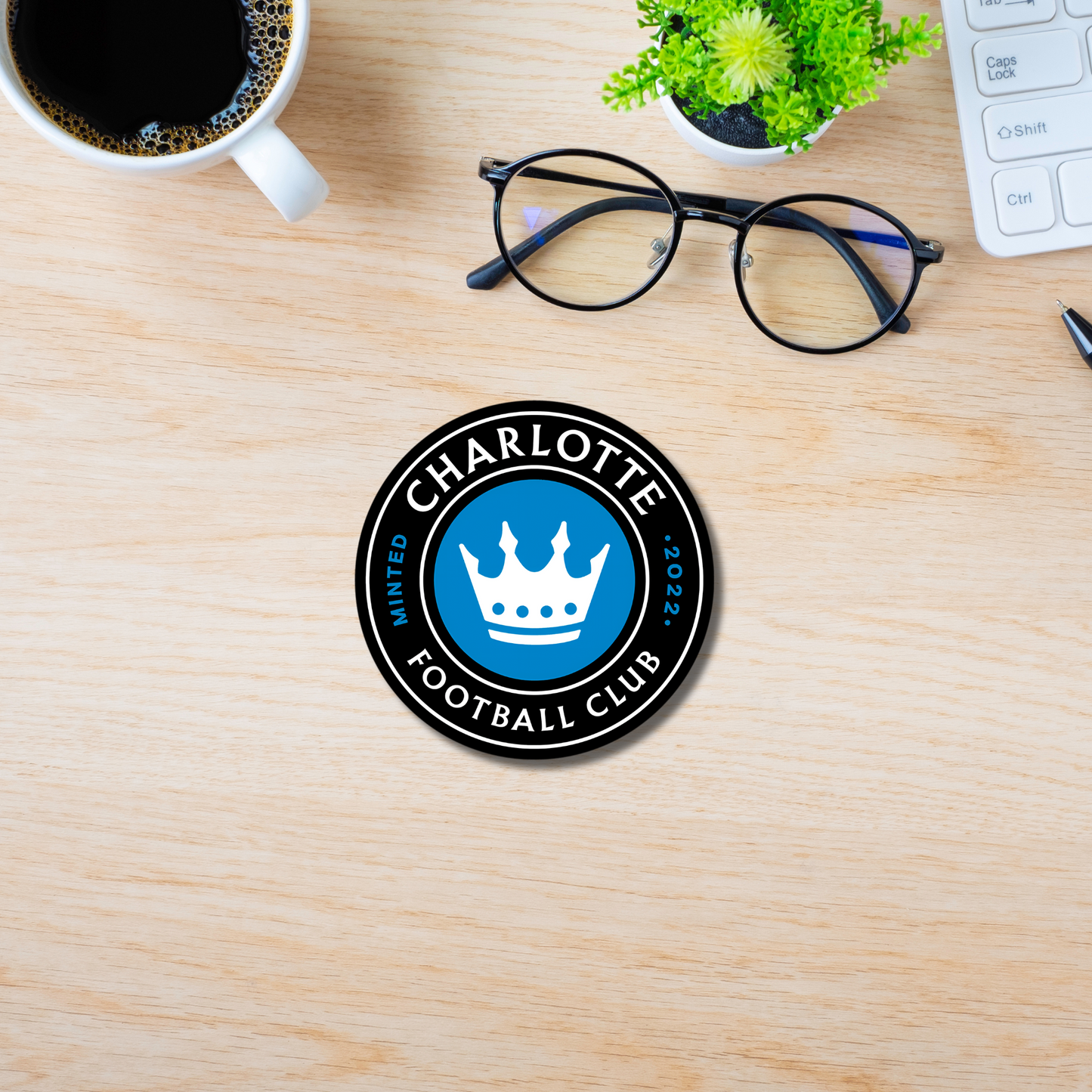 Charlotte FC Bar Coasters