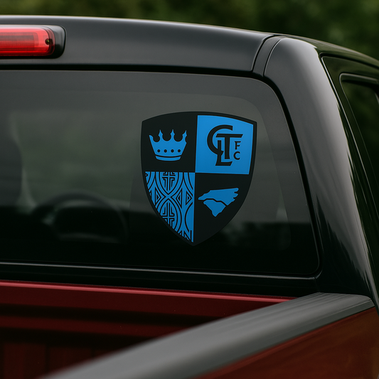 Charlotte FC “Fortress” Shield Decal