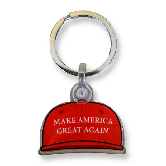 MAGA Hat Keychain